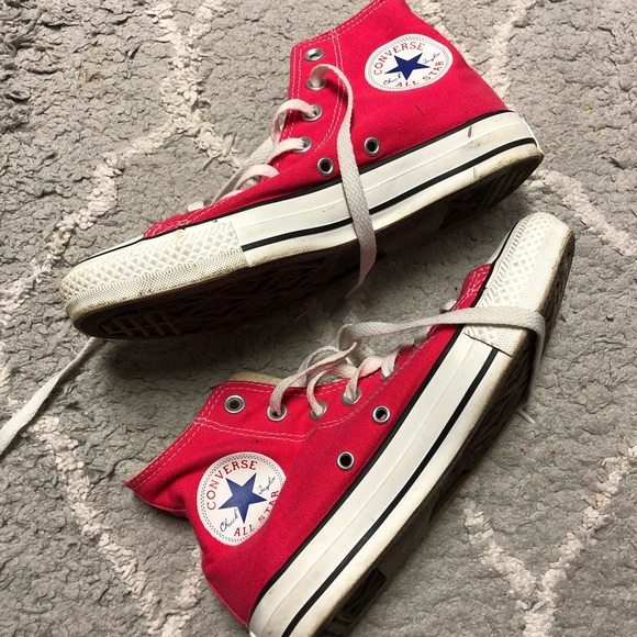 Converse Shoes - Converse Red high tops